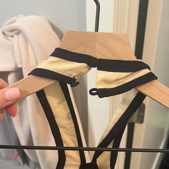 Vici Claudine tropical Printed Halter Mini Dress M - Picture 7 of 9